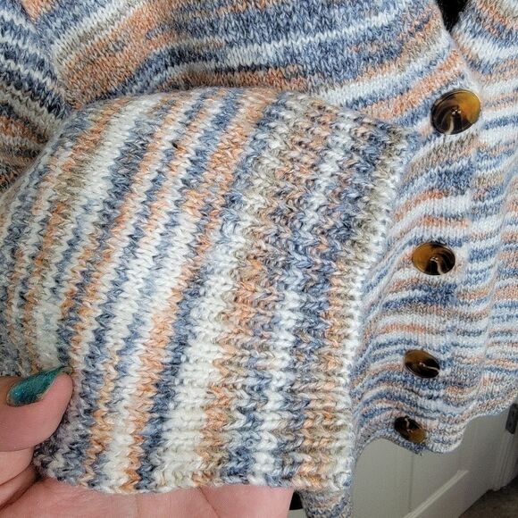 Lane Bryant v-neck striped cardigan sweater size 22/24 - Picture 3 of 6